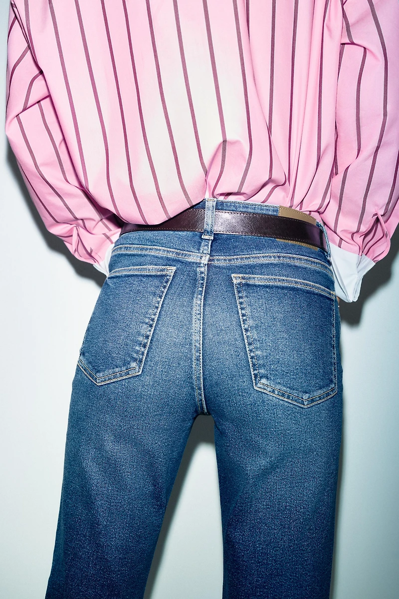 JEAN Z1975 MINI FLARE TAILLE HAUTE