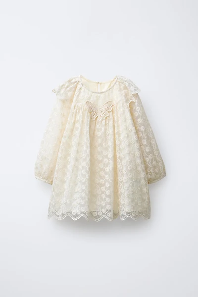 BUTTERFLY TULLE DRESS