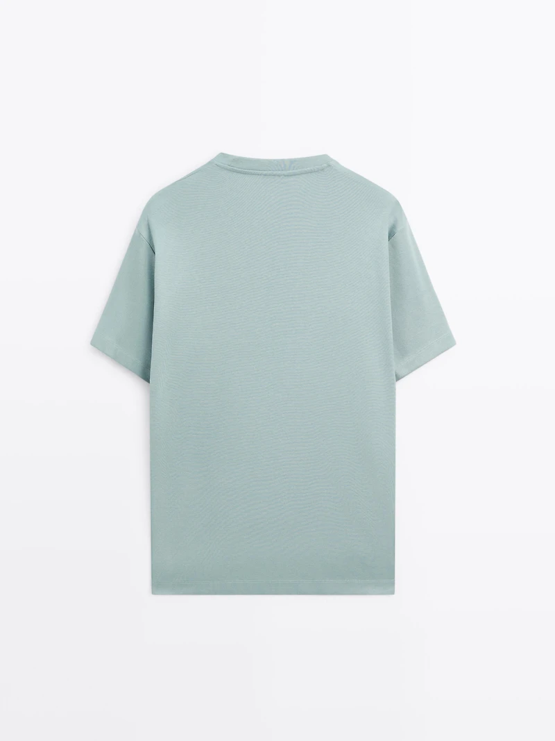 100% mercerised cotton T-shirt