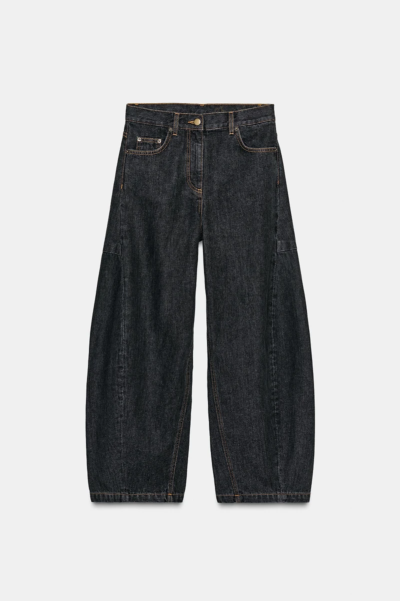 ZW COLLECTION MID-RISE BARREL JEANS