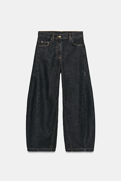 ZW COLLECTION MID-RISE BARREL JEANS