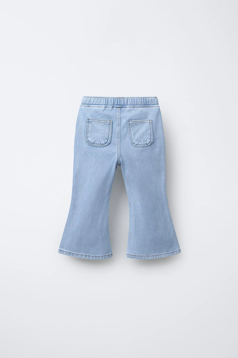 FLARE DENIM LEGGINGS