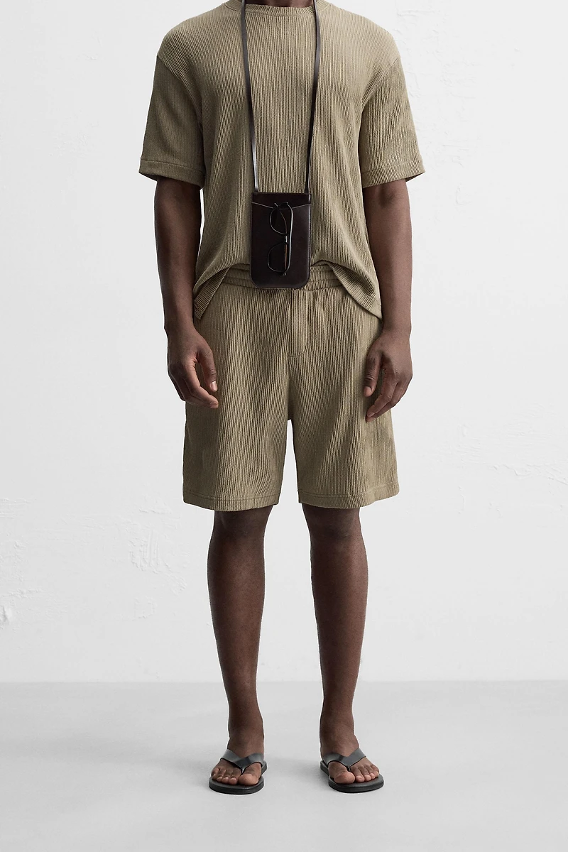 IRREGULAR TEXTURED SHORTS