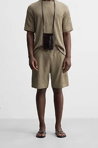 IRREGULAR TEXTURED SHORTS
