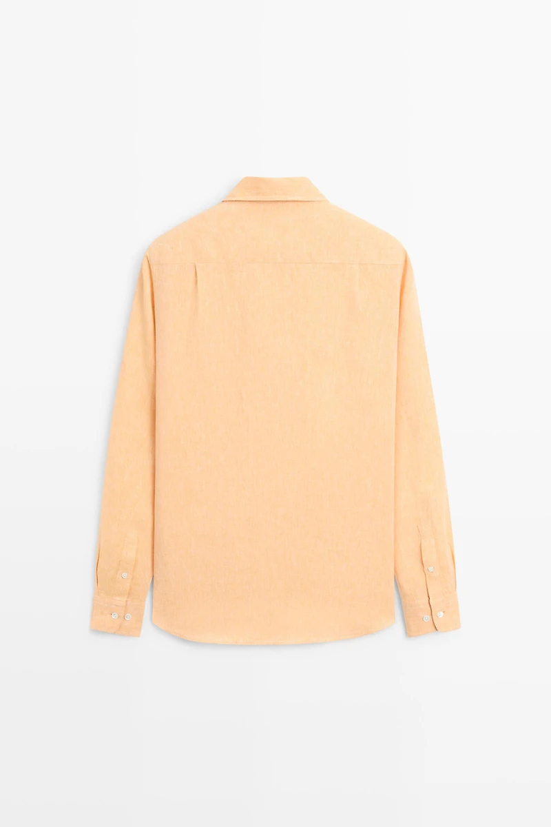 100% linen regular fit shirt