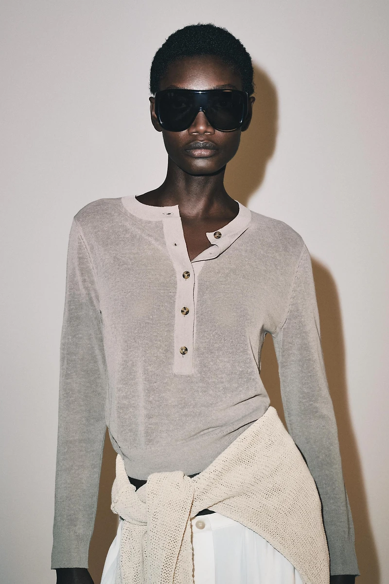 PULL EN MAILLE HENLEY