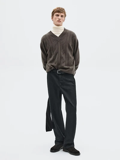 Knit wool blend sweater - LIMITED