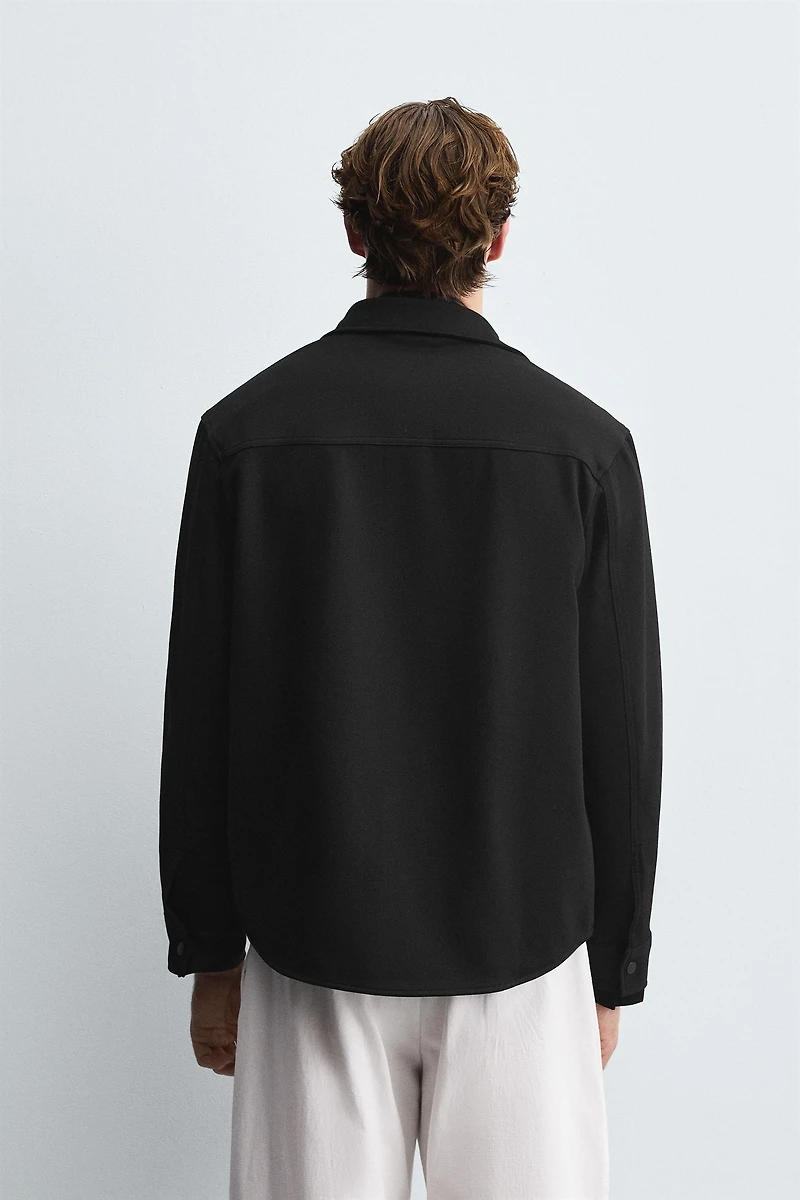 COMFORT TEXTURED OVERSHIRT