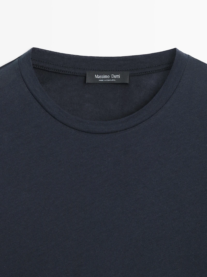 Oversize cotton short sleeve T-shirt
