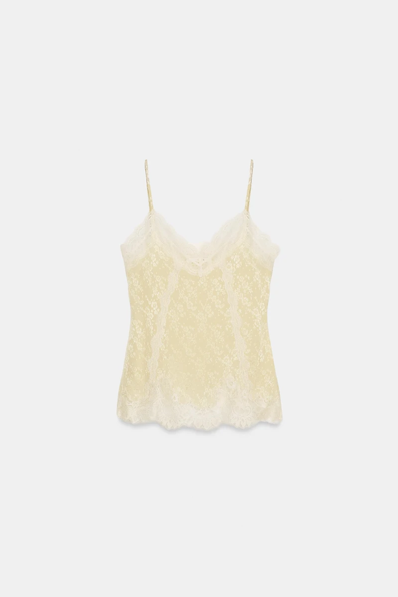 ZW COLLECTION JACQUARD LACE TOP