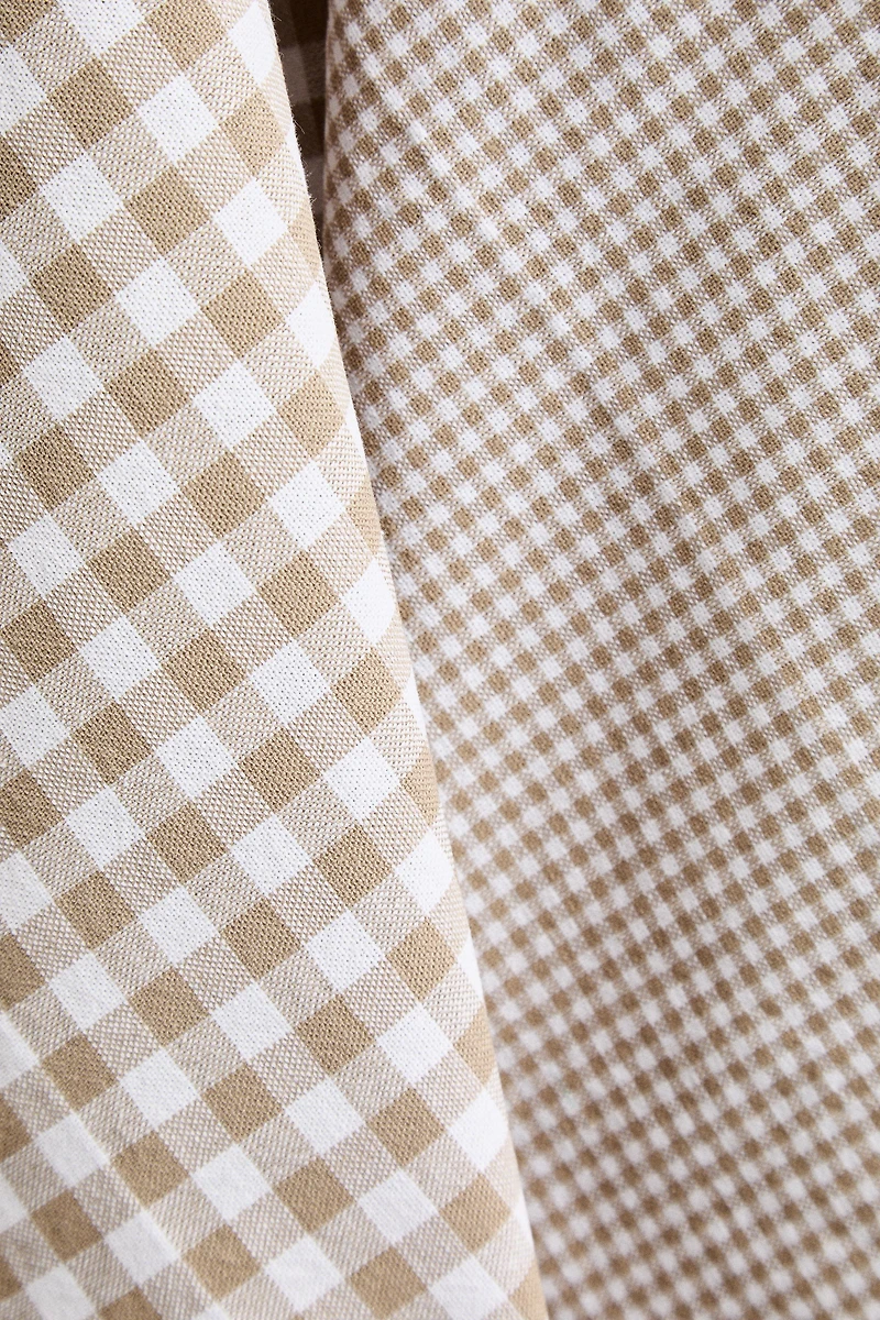 DYED THREAD KITCHEN TOWELS (SET OF 3)