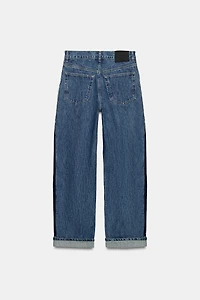 ZW COLLECTION MID-RISE ROLLED UP JEANS