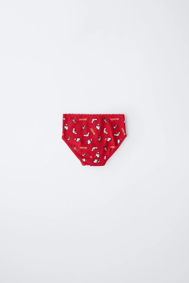 AGES 1-6 / THREE-PACK OF HELLO KITTY © SANRIO UNDERWEAR