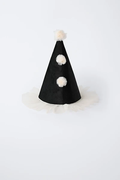 HARLEQUIN CLOWN COSTUME HAT