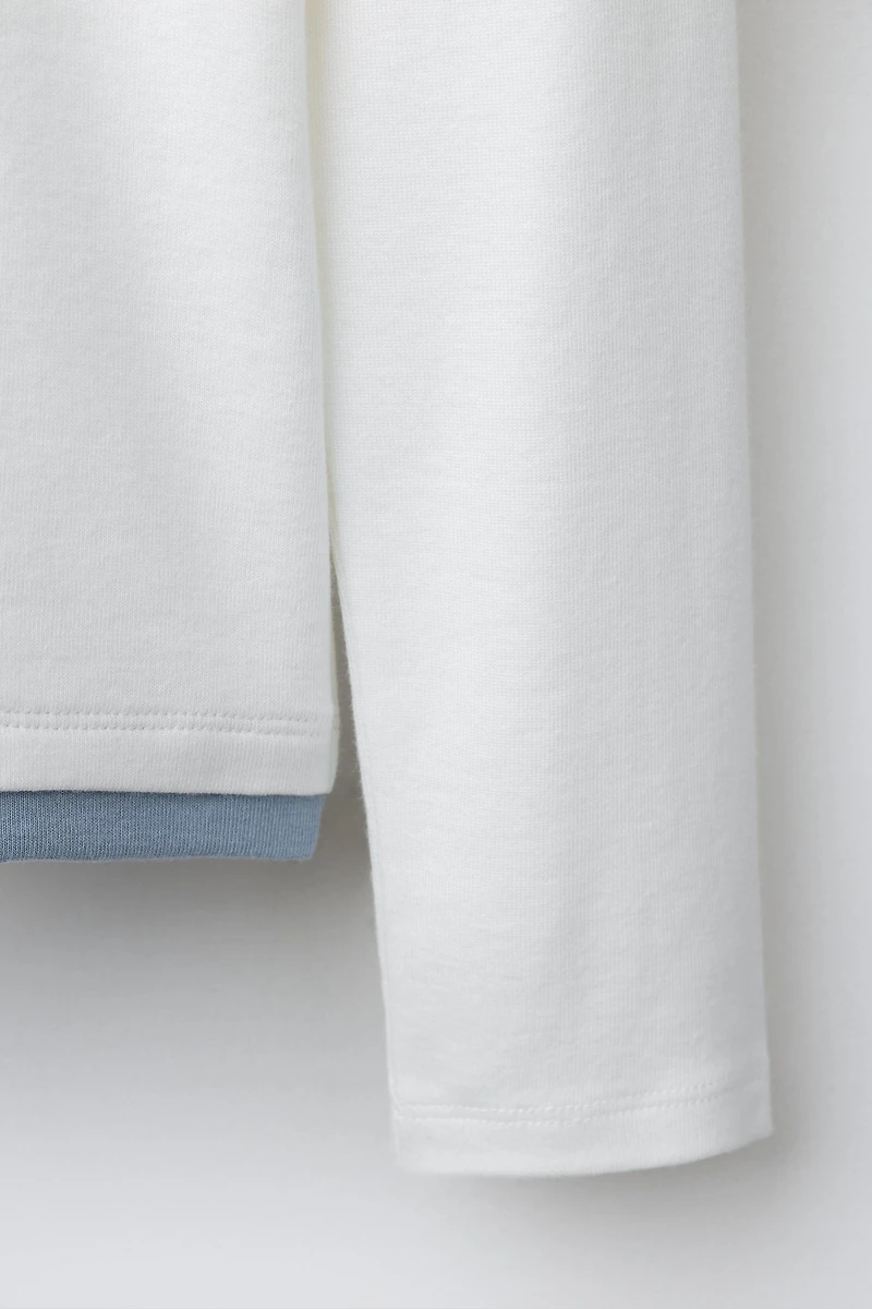 DOUBLE T-SHIRT WITH MODAL