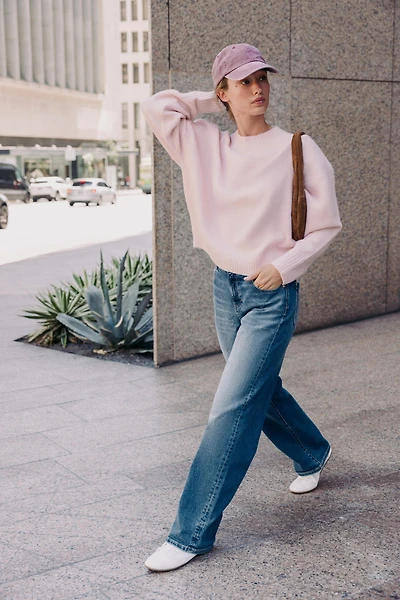 PULL DOUX EN MAILLE UNIE