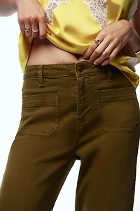 Z1975 HIGH-WAISTED PATCH POCKET JEANS