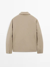 Water-repellent technical jacket