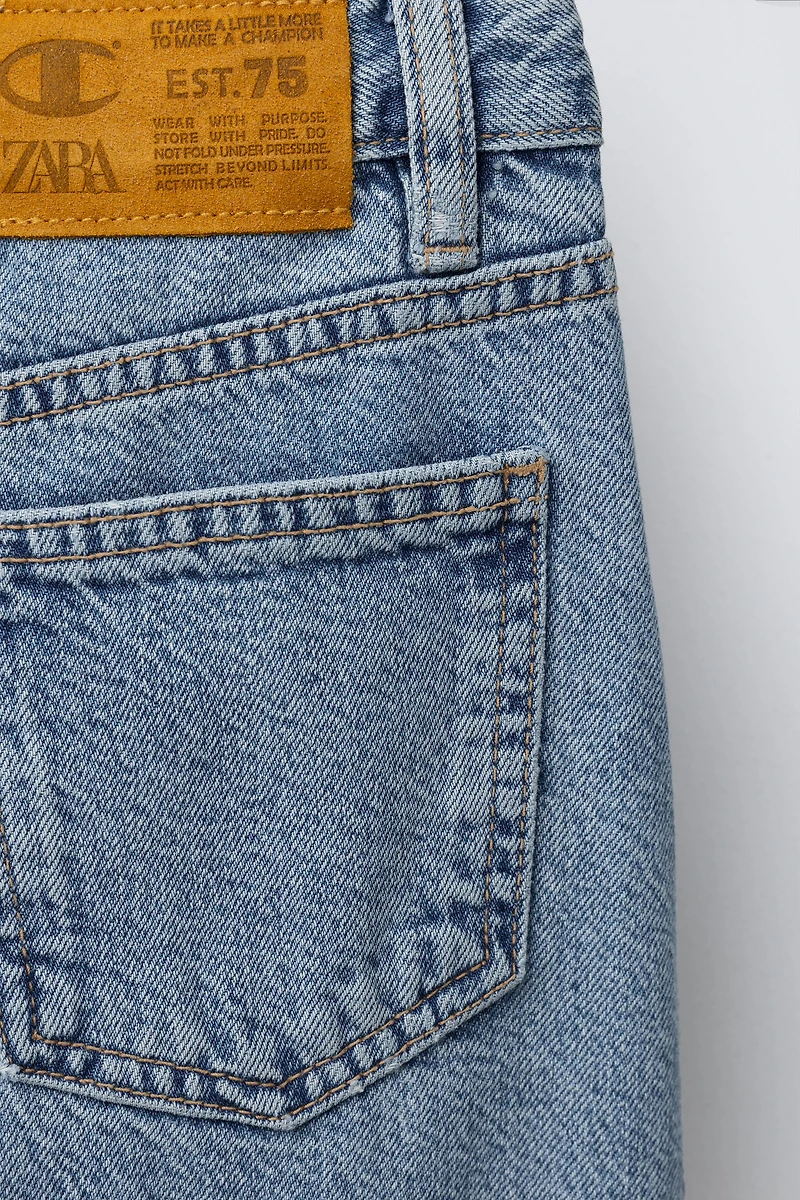 CHAMPION ® X ZARA BARREL JEANS