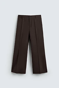 PANTALON DE COSTUME FLARE FIT AVEC LAINE