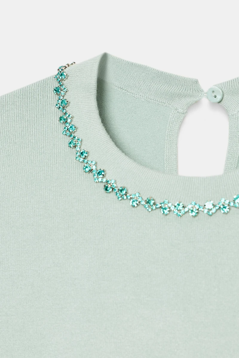 JEWEL KNIT SWEATER