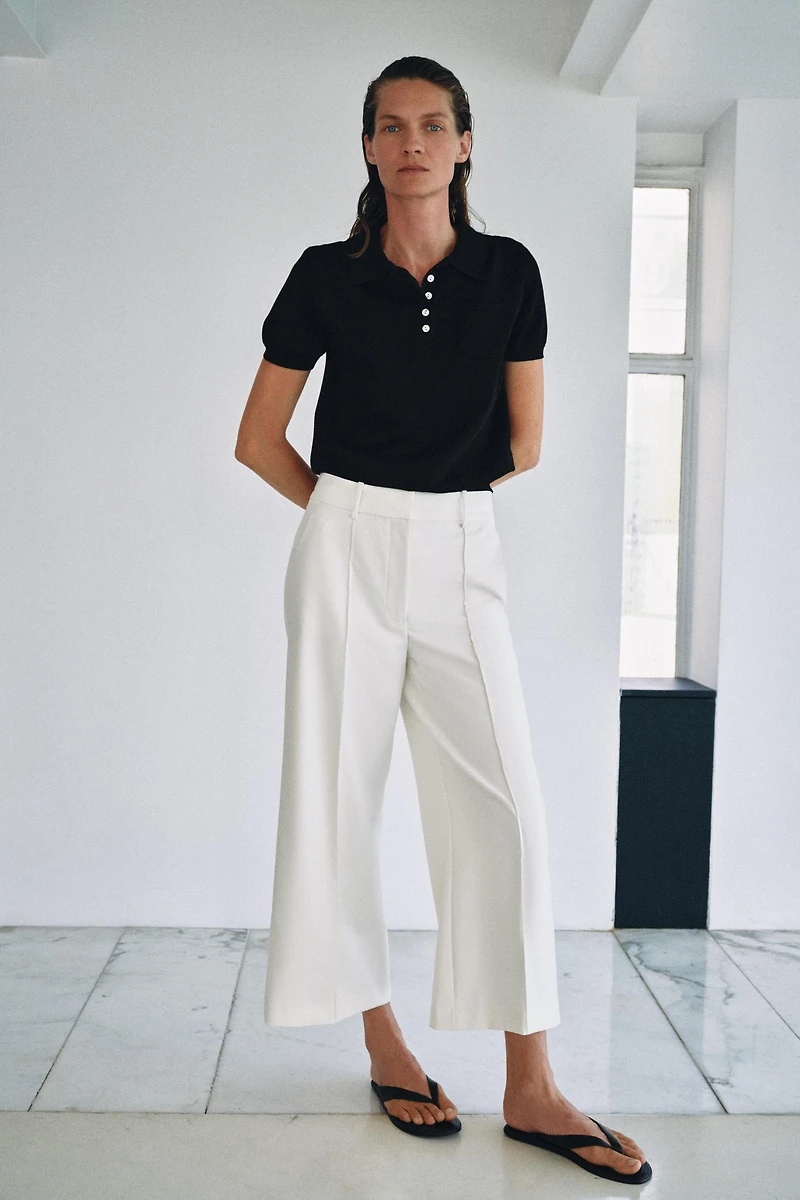 SHORT SLEEVE KNIT POLO SHIRT