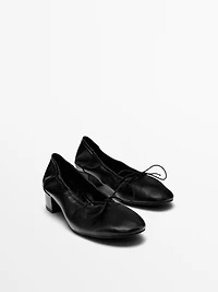 High-heel ballerinas