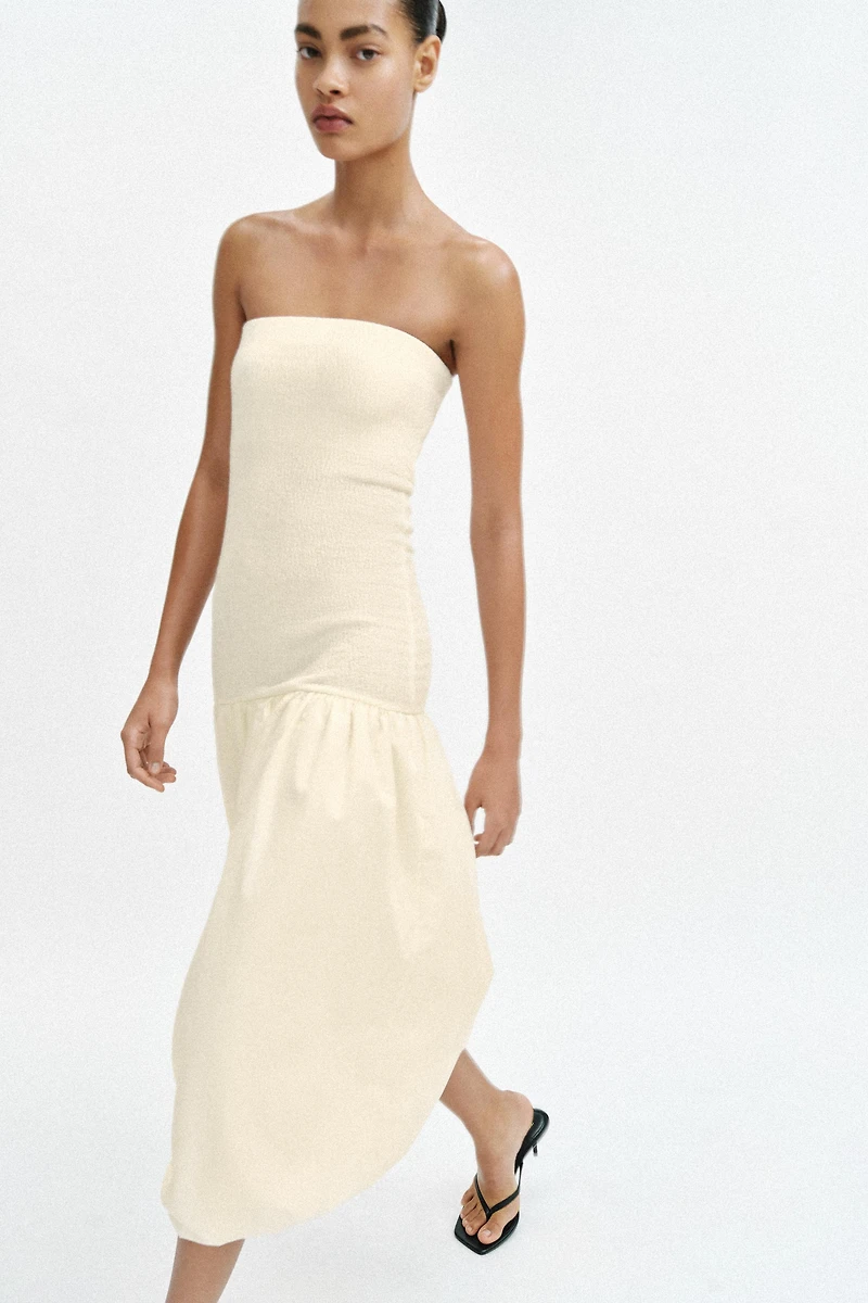 COMBINATION STRAPLESS DRESS