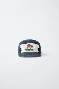 EMBROIDERED WASHED EFFECT CAP