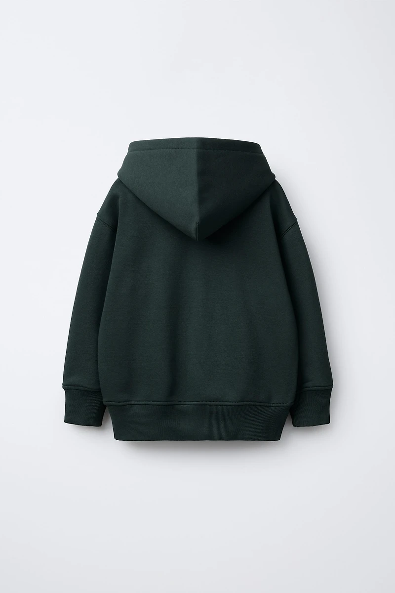 HOODIE SWEATSHIRT WITH TEXT