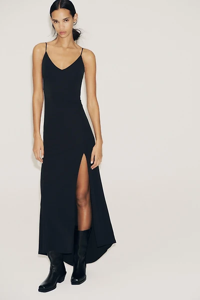 CREPE MAXI DRESS