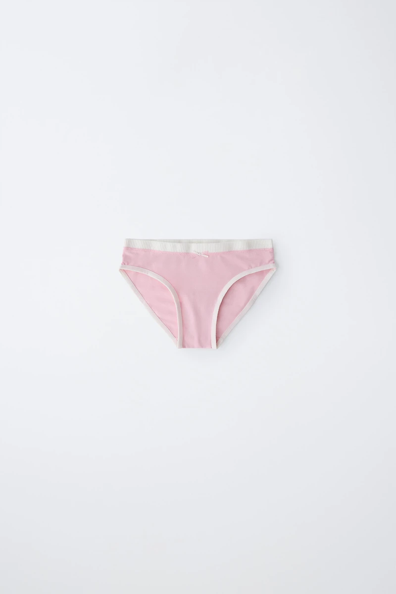1 1/2-6 YEARS / SIX-PACK OF CONTRAST UNDERWEAR