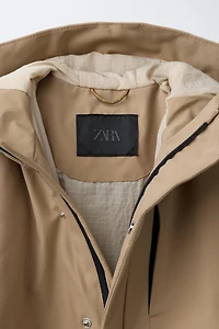 PARKA ZIPS CONTRASTE DÉPERLANT