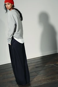 COMBINATION PLUSH SWEATSHIRT