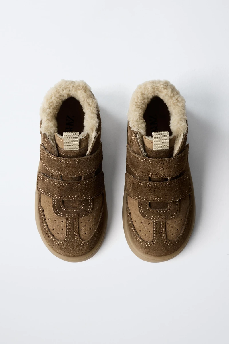 LINED SPORTY ANKLE BOOTS