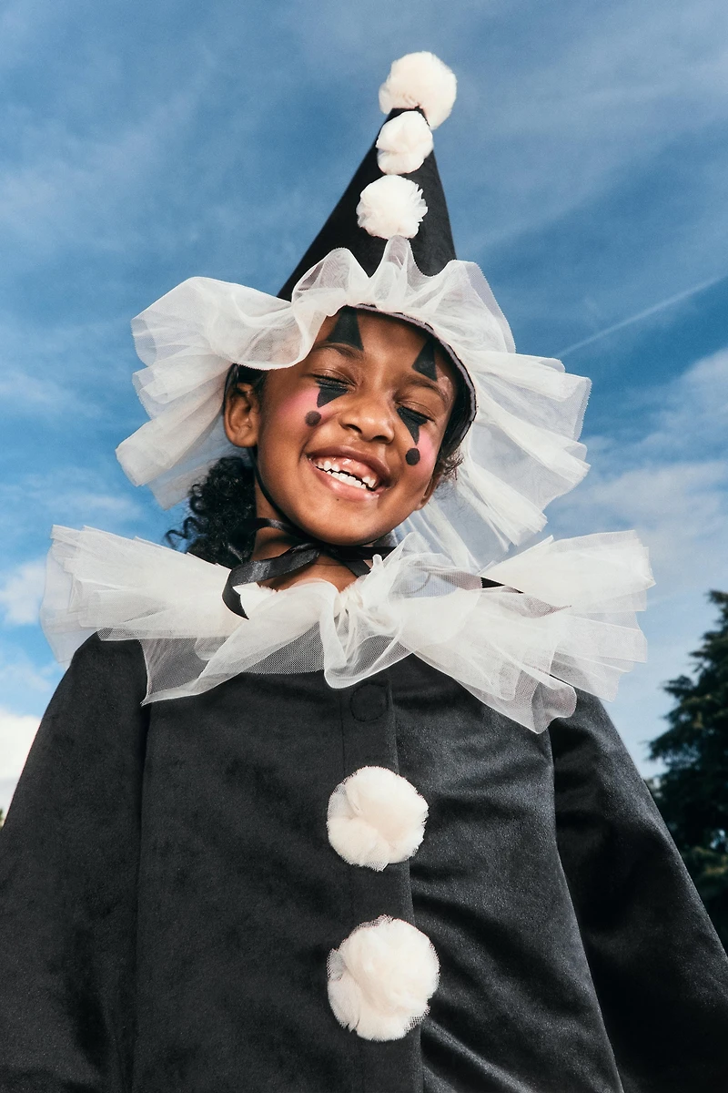 HARLEQUIN CLOWN COSTUME HAT