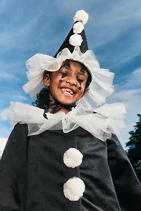 HARLEQUIN CLOWN COSTUME HAT