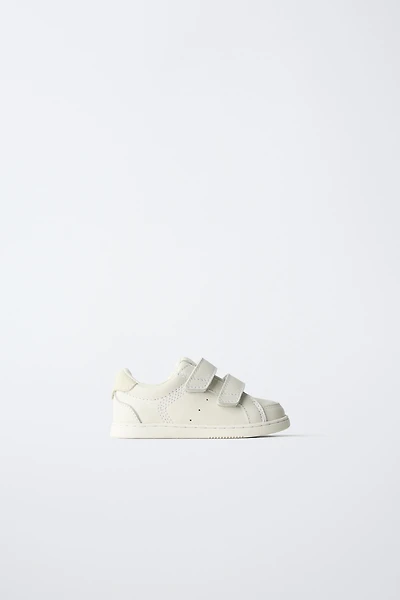 BAREFOOT LEATHER STRAP SNEAKERS