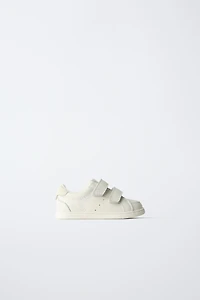 BAREFOOT LEATHER STRAP SNEAKERS