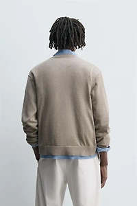 CONTRAST TRIM CARDIGAN