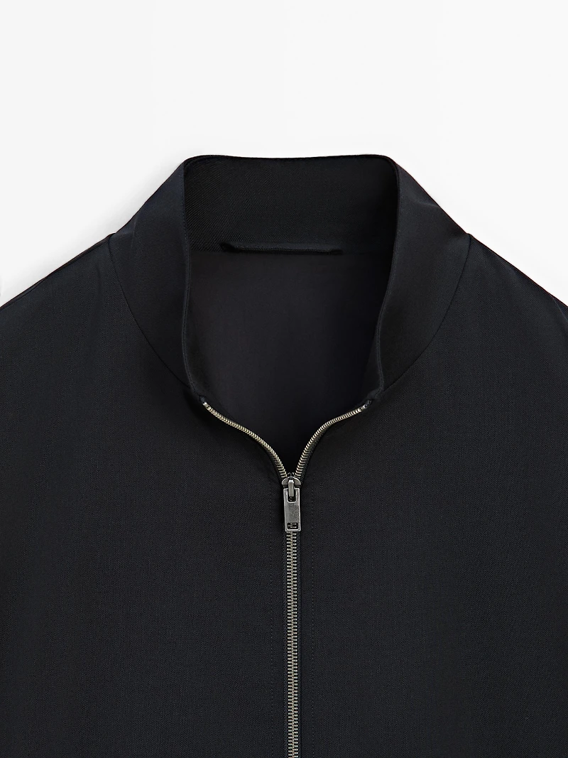 Wool blend jacket