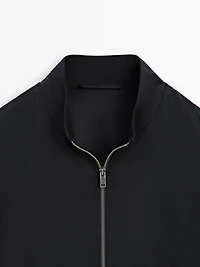 Wool blend jacket