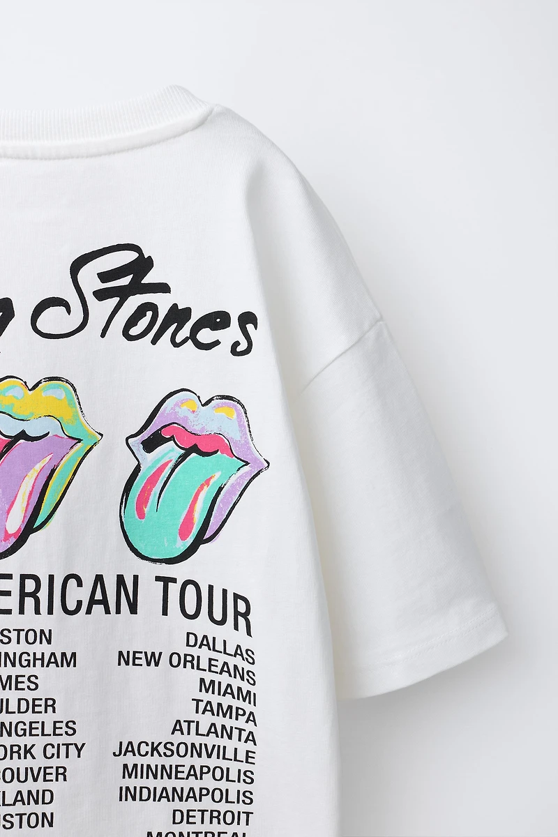T-SHIRT IMPRIMÉ ROLLING STONES