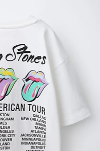 T-SHIRT IMPRIMÉ ROLLING STONES
