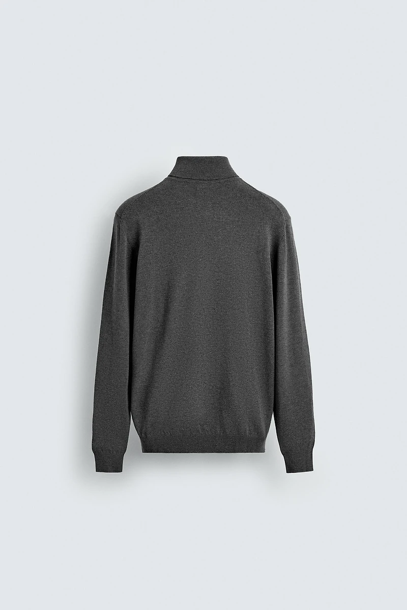 BASIC HIGH NECK SWEATER