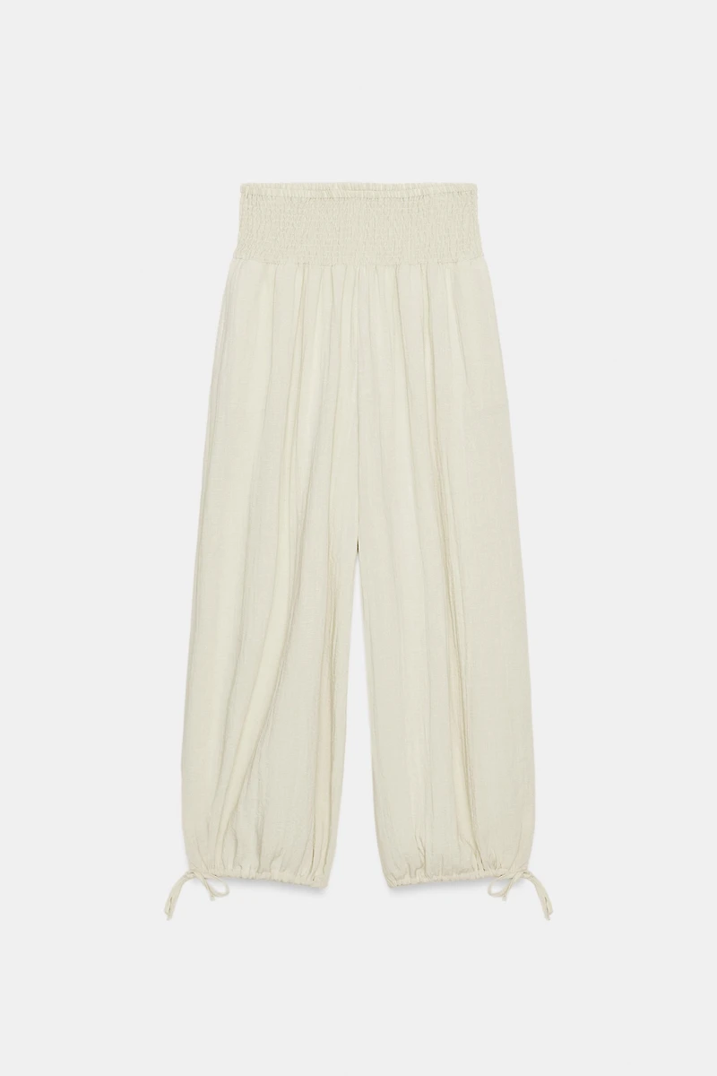 ELASTIC WAIST PANTS