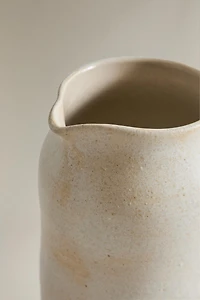 STONEWARE PITCHER AND TUMBLER SET (SET OF 2)