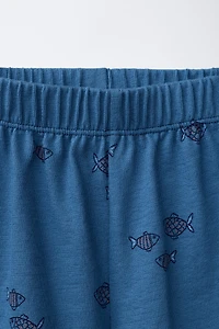 SHORT IMPRIMÉ POISSONS