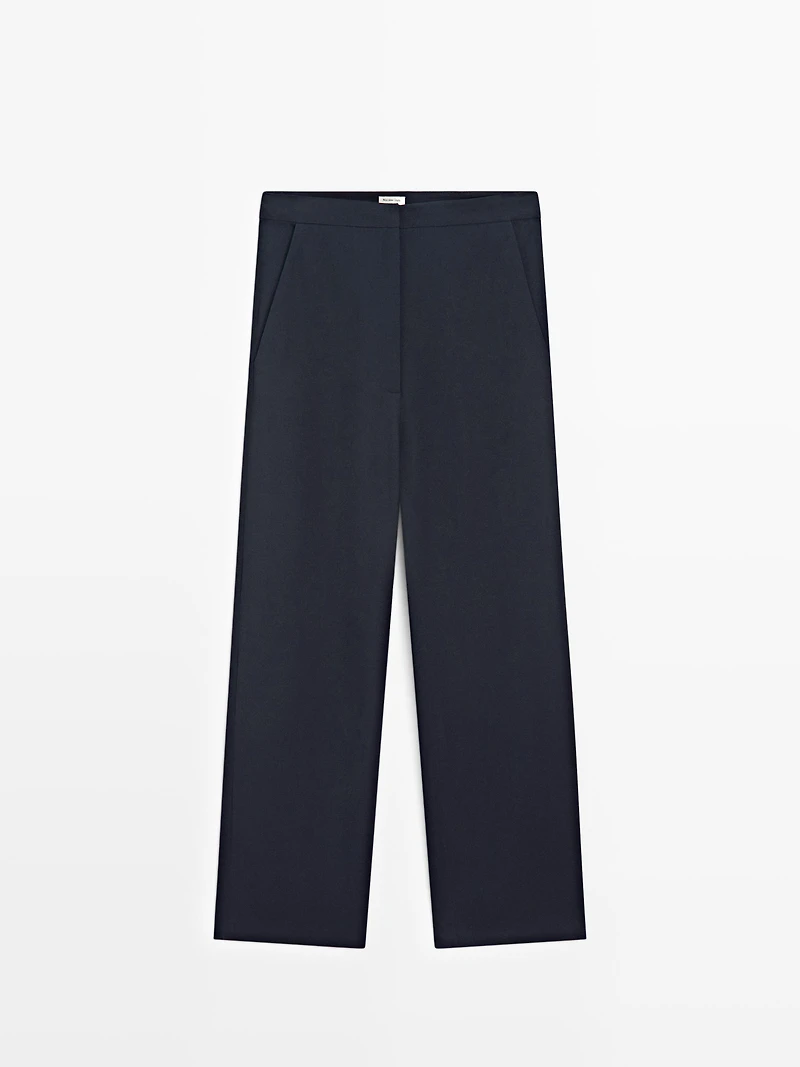 Flowing straight-leg trousers - STUDIO