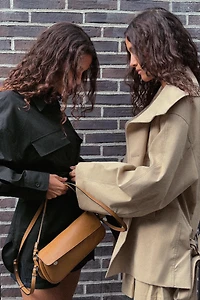 CHEMISE EN POPELINE À CEINTURE